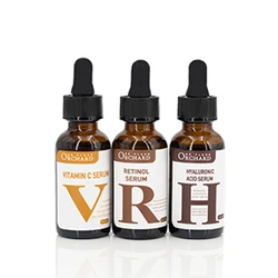 Natural Skin Revitalizer Vitamin c Serum 3pcs/Set Firming Hyaluronic Acid Anti-aging Anti-wrinkle Serum For Face