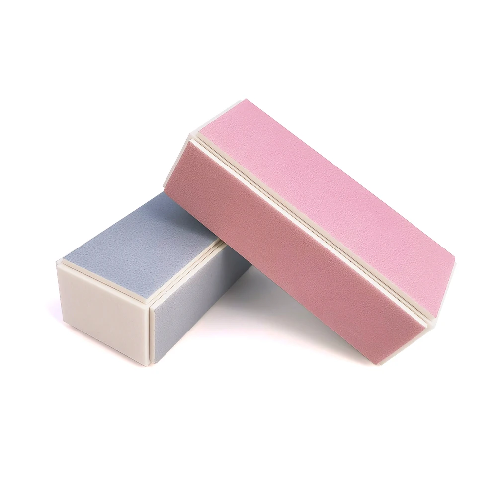 Wholesale Customized Design 4 Way Sanding Block Shiner Nail File Buffer Block Shiner For Salon