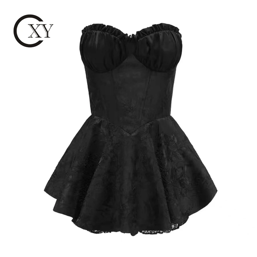 Wholesale Summer Cotton Linen Middle Sleeve Lace Up Tie Lapel Large Swing Dress  Casual Dresses Plus Size Women Clothing