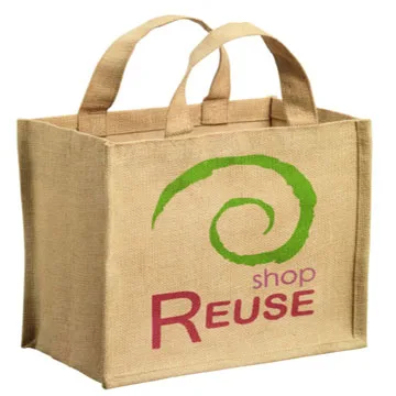 promotion wholesale reusable recycle grocery shopping bag 100kg cocoa jute bags price