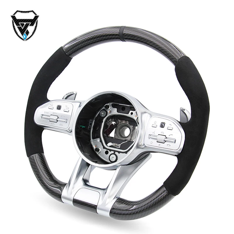 For Mercedes Benz A GLA B GLB C GLC E GLE CLS 2019-2023 custom sport model handle steering wheel modification 809-T92-F