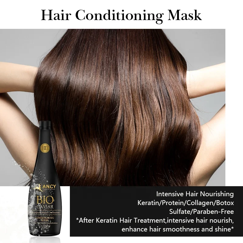 Innovative Hair Straightening Cream Natural Smooth Straight Bio Caviar Keratin Protein Hair Treatment Formaldehyde-free