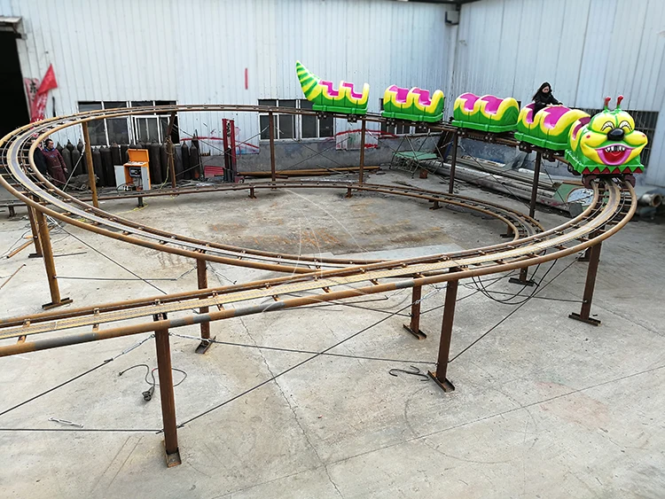 Manufacturer children game equipment caterpillar rides small roller coaster for sale