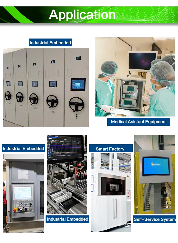 Front Camera Touch Panel Pc 15.6 Inch Industrial Desktop All In One Tablet For Data Visualization