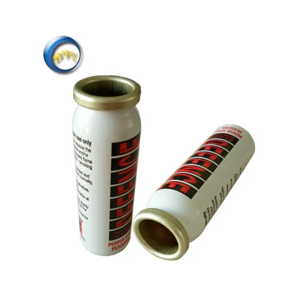 Алюминиевые банки диаметром 22 мм, используемые для клапана для распыления перца, сделано в Китае