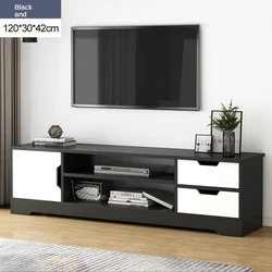Modern minimalist living room bedroom small apartment simple Nordic TV cabinet coffee table combination set