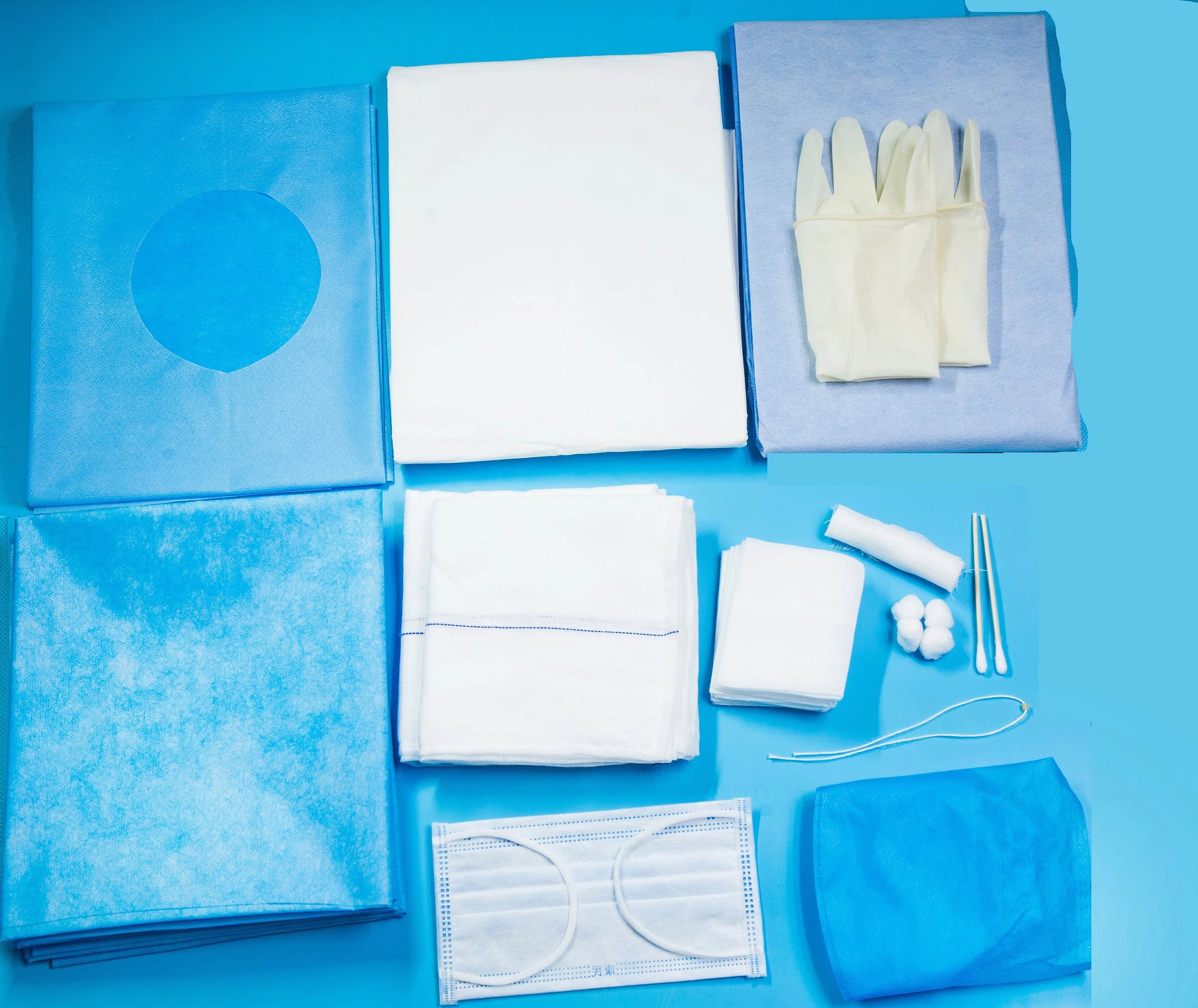 GYNAECOLOGY OBSTETRICS OB delivery Caesarean surgical procedure kit operating theater surgery hospital clinic medical PACKS