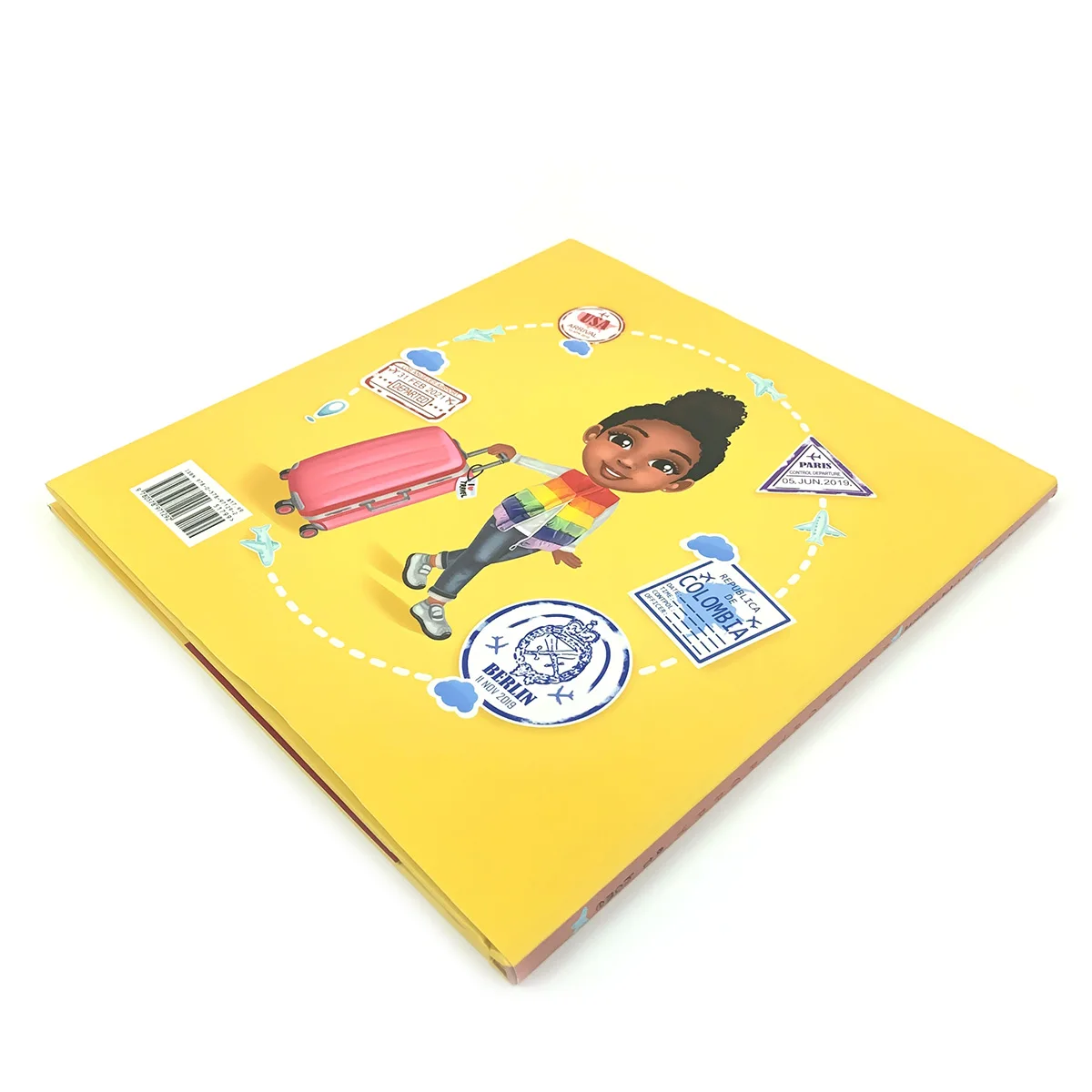 Custom kids books publishing printing services board book coloring Recyclable hardcover children book printing
