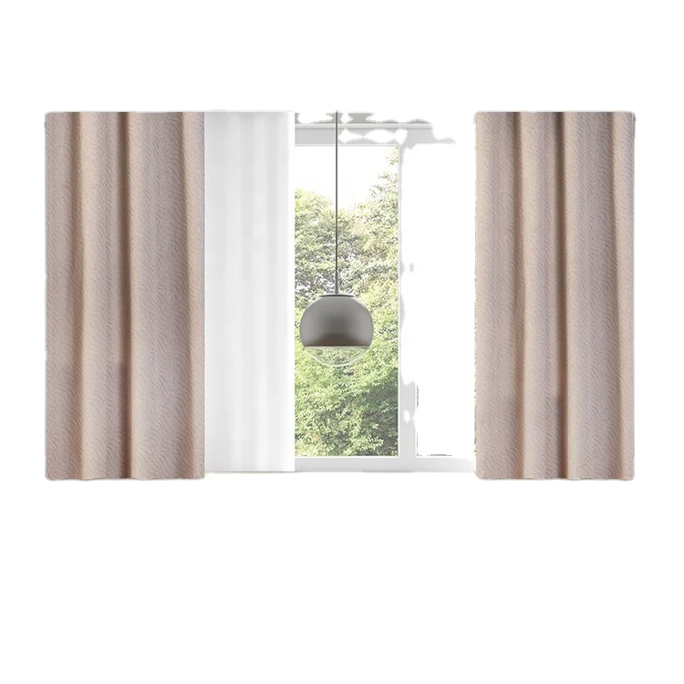 hot sell 100%  polyester fabric curtain Gilded leaf pattern curtain for the living room