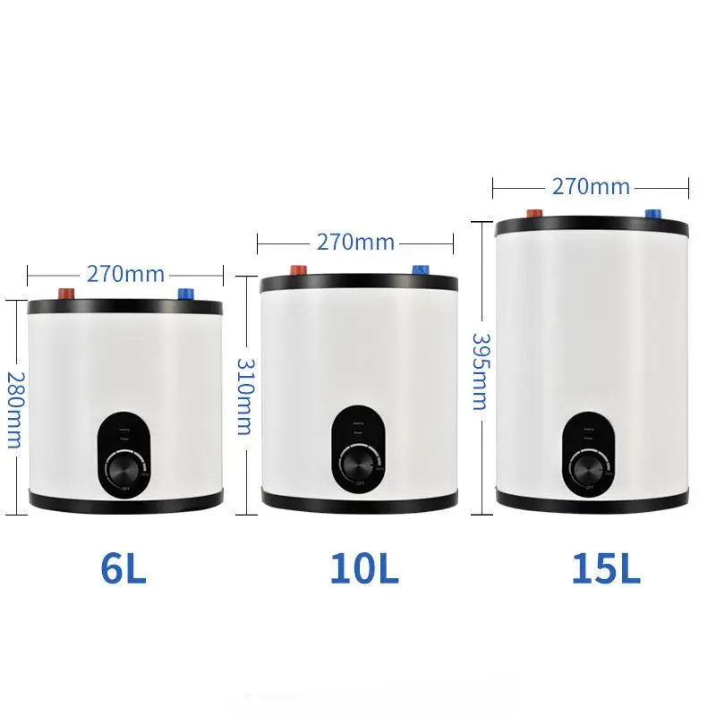 ANTO Bathroom Shower 6l/10l/15l Sanitaryware Kitchen Wash Geyser Boiler Hot Water Heating Tank Storage Electric Water Heater