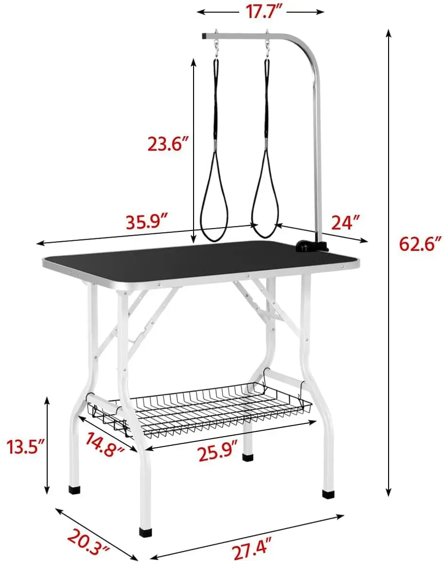 Manufacturer Grooming Table for Cats Dogs Anti Slip  Grooming Table Large Professional Pet Grooming Table