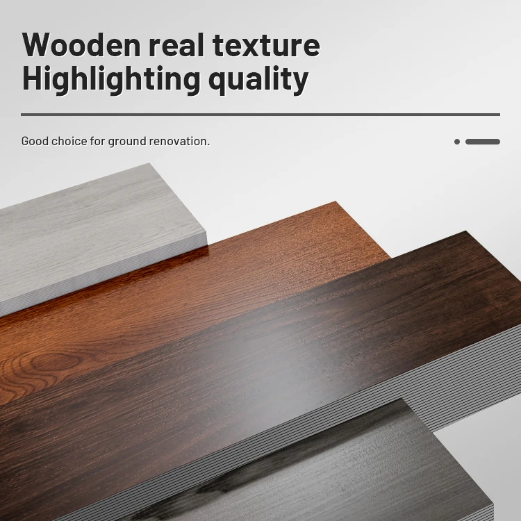 6'*36' Vinyl Waterproof Anti Slip Lvt Abrasion Resistant Self Adhesive Flooring