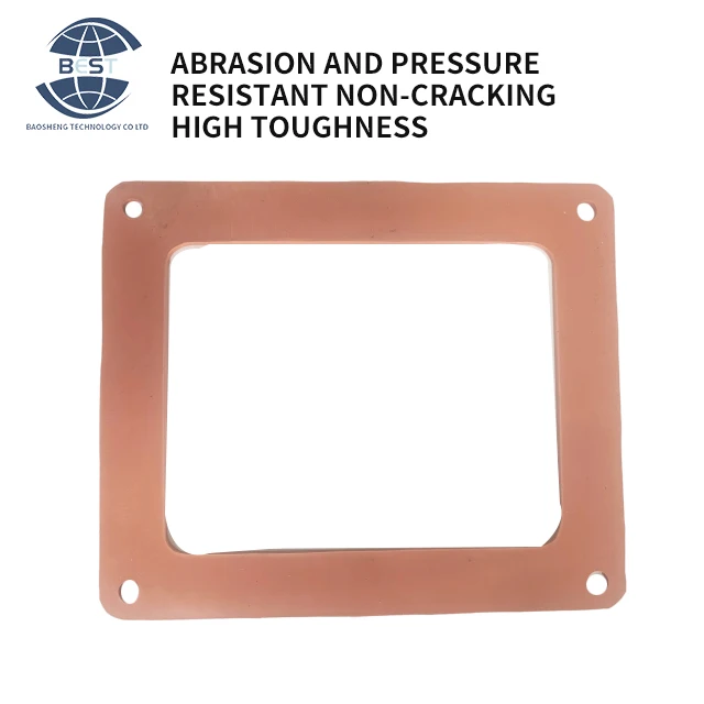 Support Non-standard Customized NBR HTV RTV MQ VMQ PVMQ Fireproof Insulation Rubber Mat & Rectangular Four-hole Silicone Mat