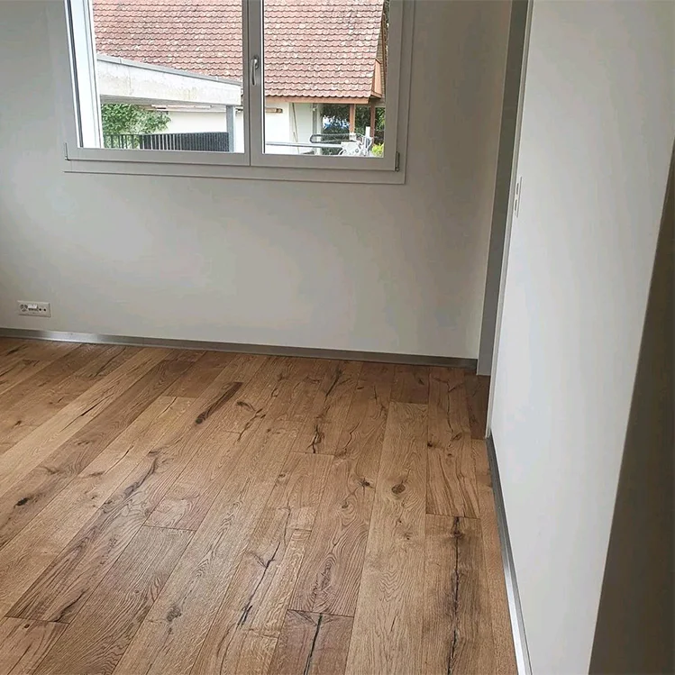 Primitive surface and distressing wide plank European oak engineered wood parquet rustic for indoor