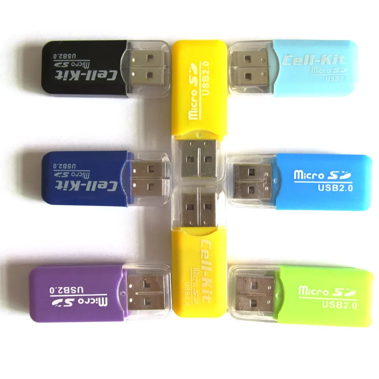  Высокоскоростной мини считыватель карт памяти Micro T-Flash TF SD USB 2