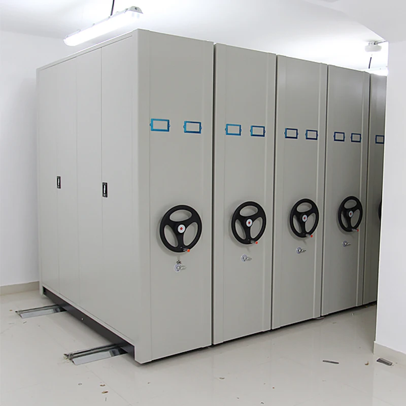 File Compactor Steel Mobile Compactor Filing Cabinets Mobile shelving system smart storage file system