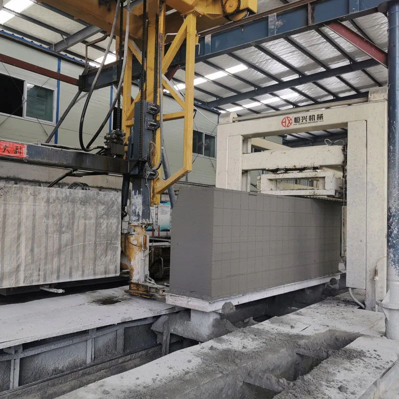 interior wall AAC block machine AAC Block Machine Factory Kettle Curing AAC Block Machine Price engineer installation