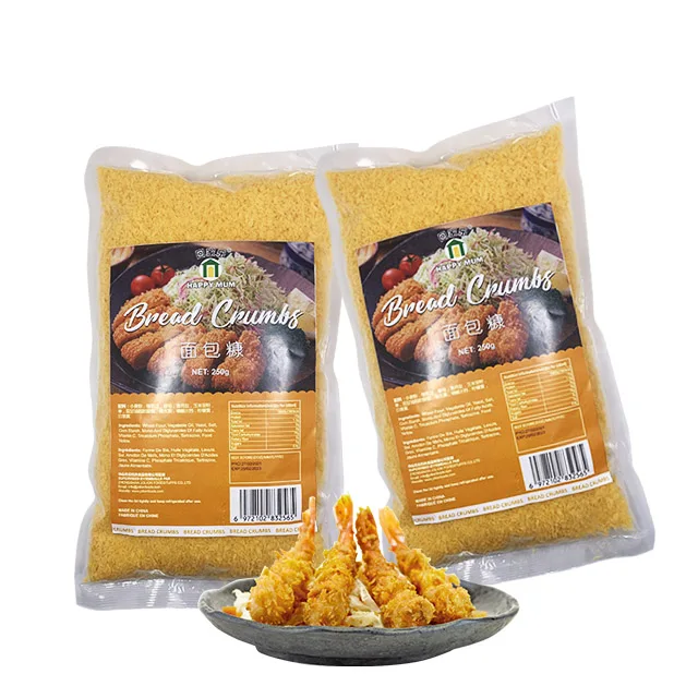 Высокое качество Горячая продажа желтый Панко хлебные крошки для жарки