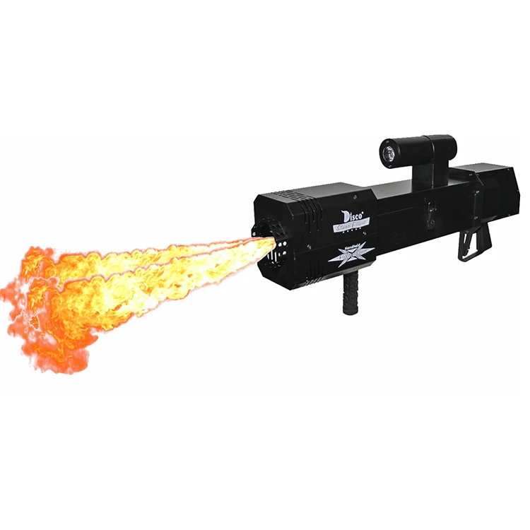 1-2m handheld battery fire thrower flame thrower gun fire flame machine for dj stage event performances bars