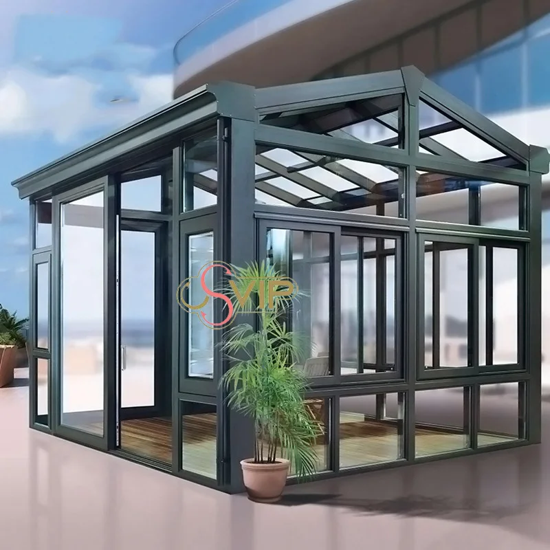 Foshan Used Sunroom for Sale Conservatory Polycarbonate 4 Season Cheap House