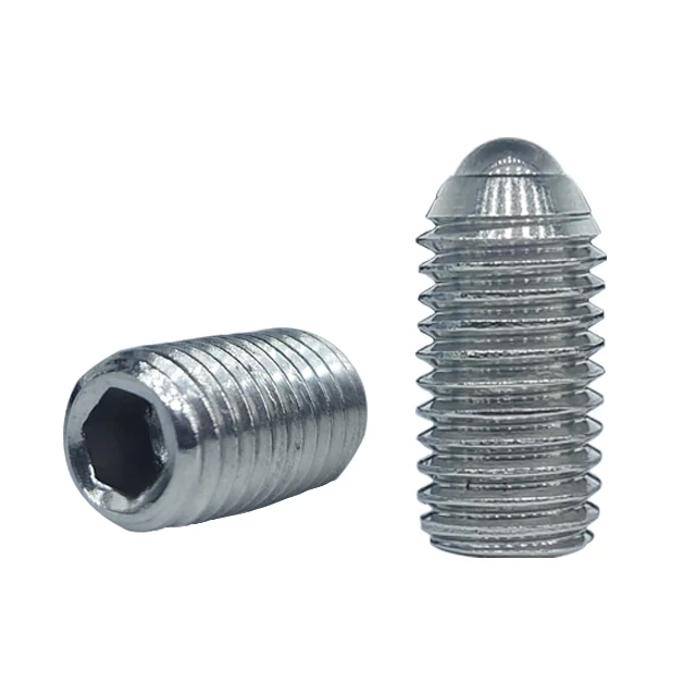 OEM ODM Customized Grub Screw Spring Loaded Ball/Pin Plunger For Door Handle Plunger