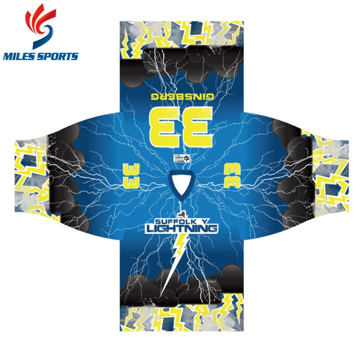 
china supplier custom sublimation team set hockey jerseys 