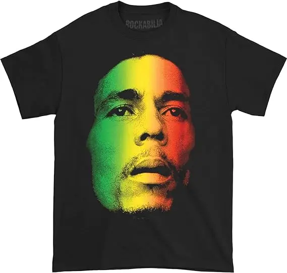 Rasta rastafarian clothing Reggae Bob marley t-shirt