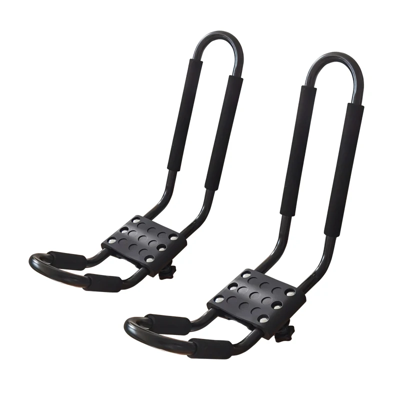 Universal 2 Pair J- Shape Rack Suv Roof Rack Kayak Loader Canoe Carrier Car Roof Rack For Kayaks
