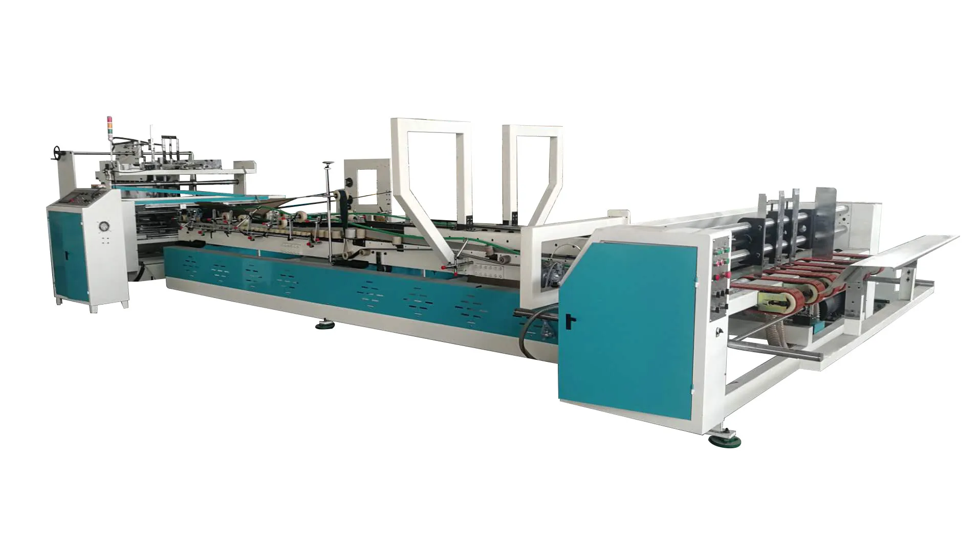 Промышленная популярная полуавтоматическая Складная склеивающая машина для картонных коробок