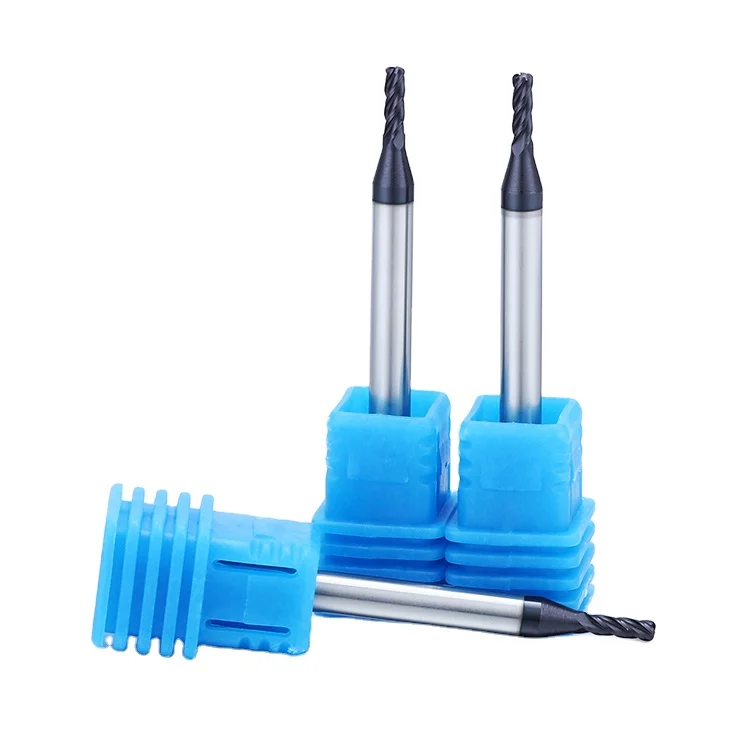 DOHRE High Performance 4F Tungsten Carbide Corner Radius Solid End Mills Milling Cutter