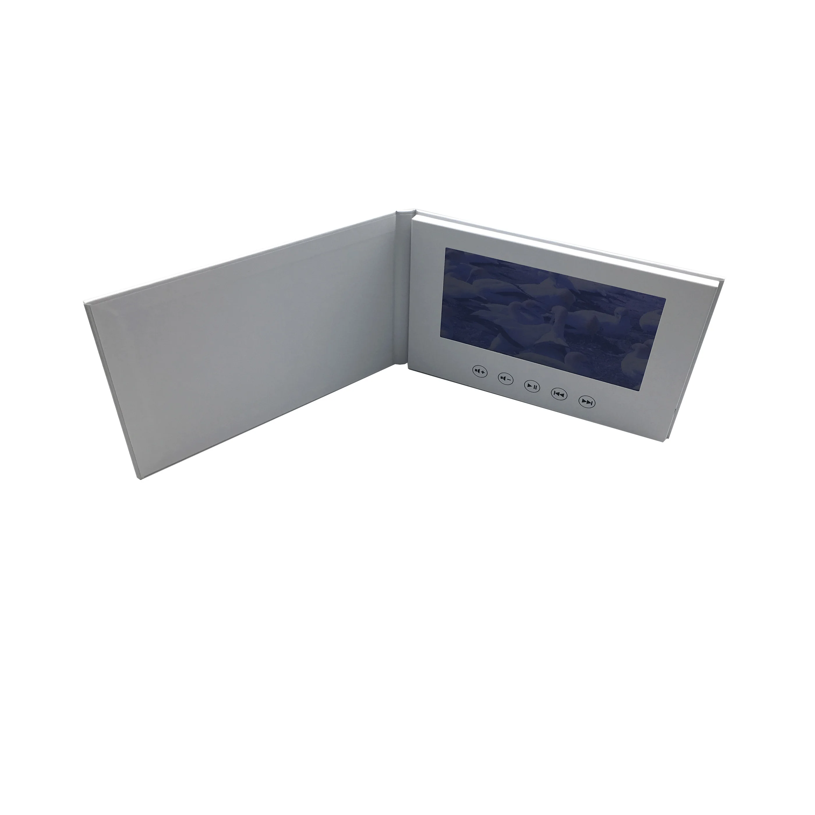 Company business card 7 inch lcd screen brochure A5 video brochure mailer for marketing