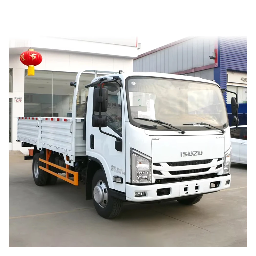 ISUZU 4X2 Light Duty Van Box Goods Transport Truck Vehicle Light Truck 5ton light small cargo truck