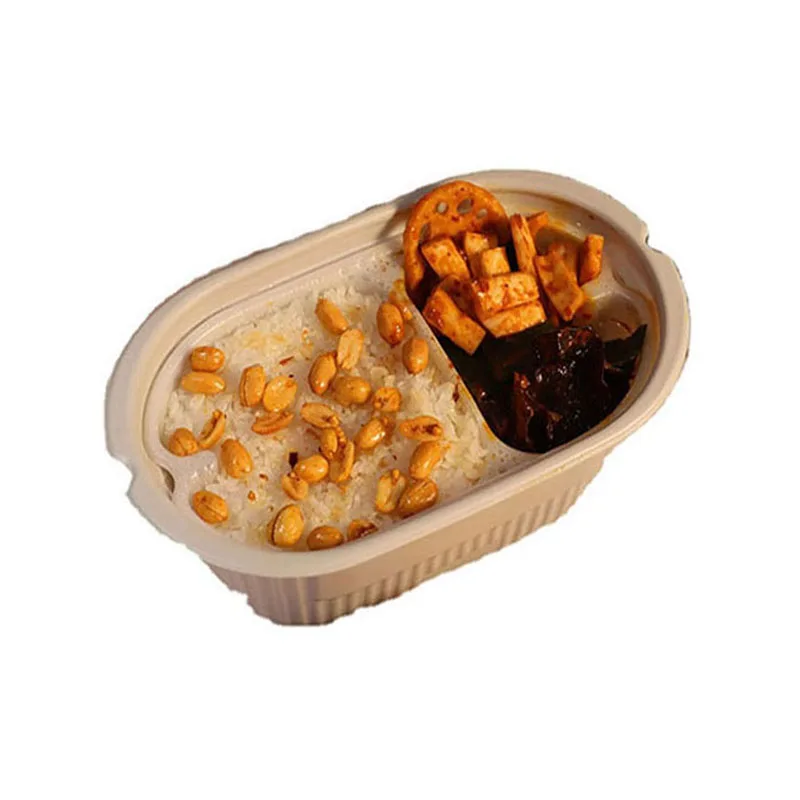 Овощной питательный здоровый Быстросохнущий китайский мгновенный самонагревающийся контейнер для риса