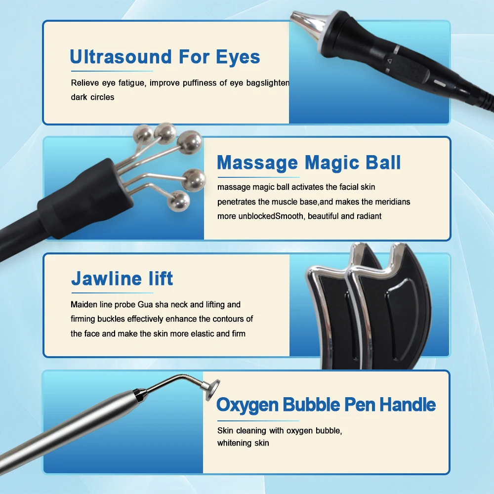 11 in 1 hydro dermabrasion vacuum suction blackhead shovel removal beauty hydra rf aqua peel skin scrubber facial machine