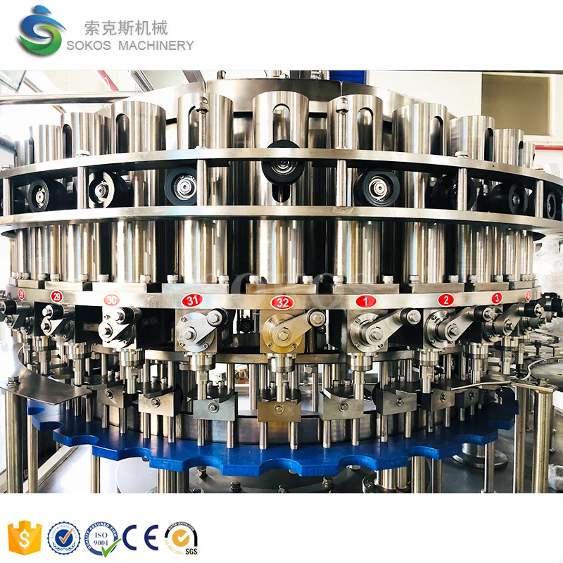 Juice Filling Machine Fully Automatic 2000BPH Pet Bottle Juice Hot Filling And Capping Machine