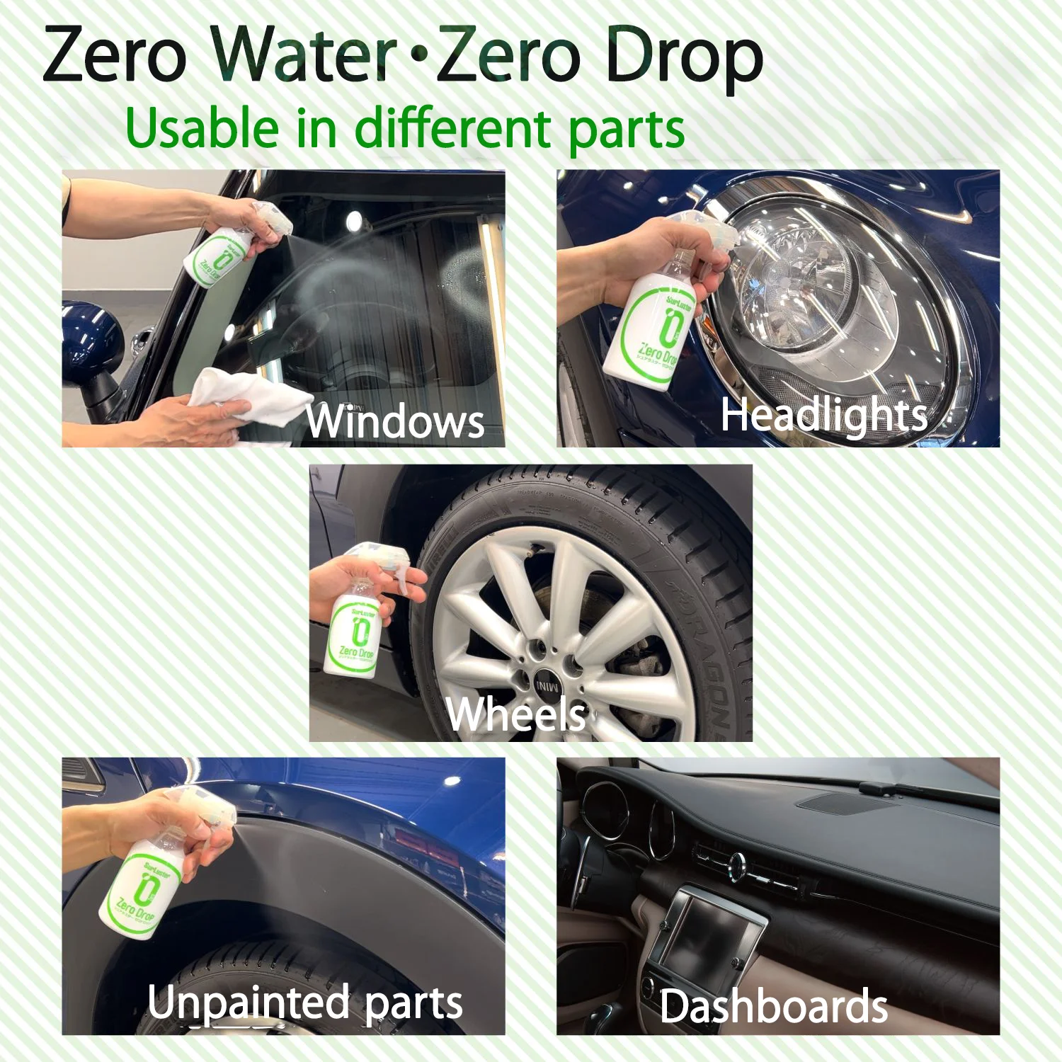 Simply wipe reliable useful glass nano coating liquid spray car