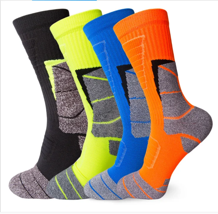 custom logo white Heavy duty cushion heated wool men weekday work boot thermal winter socks