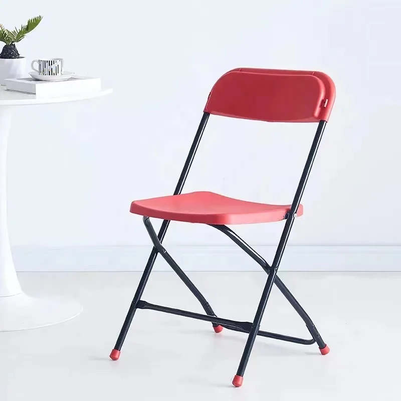 Reinforced exhibition event chair Plastic folding chair