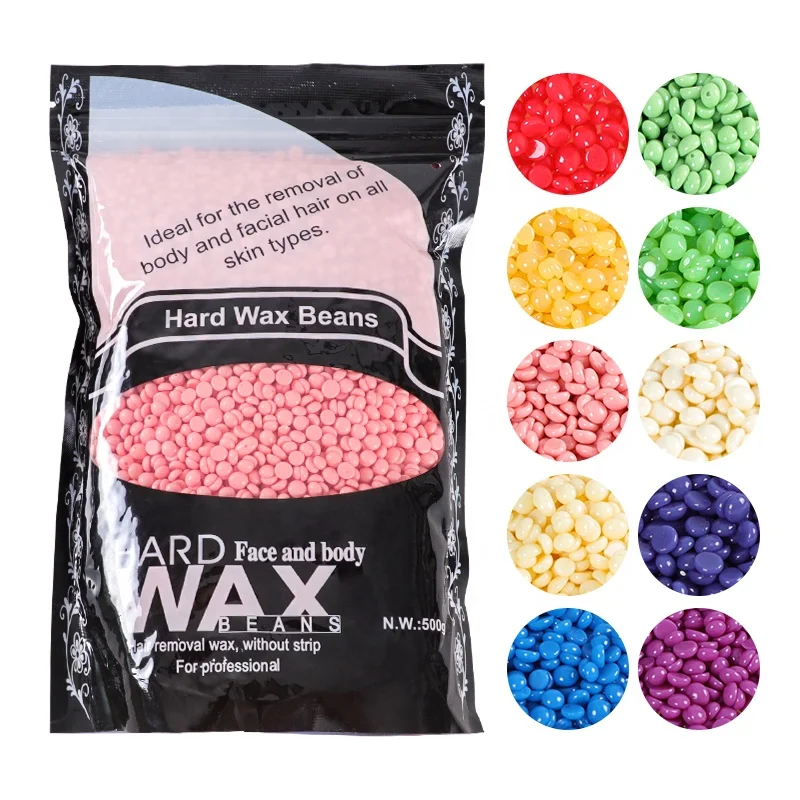 Natural Material Rosin Hard Wax Beans 500g Lavender Color Pellet Shape Beads Wax