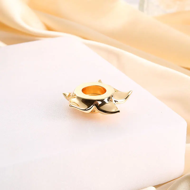 Luxury Manufacturer Metal Perfumed Zamac Flower Perfume Bottle Caps Zinc Alloy Perfume Lids Covers