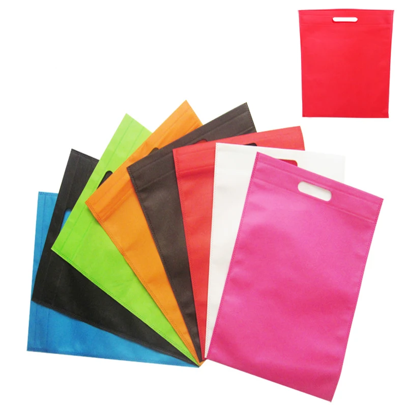 
 Лидер продаж, многоцветная рекламная сумка для покупок, многоразовая Нетканая сумка для покупок с принтом логотипа  