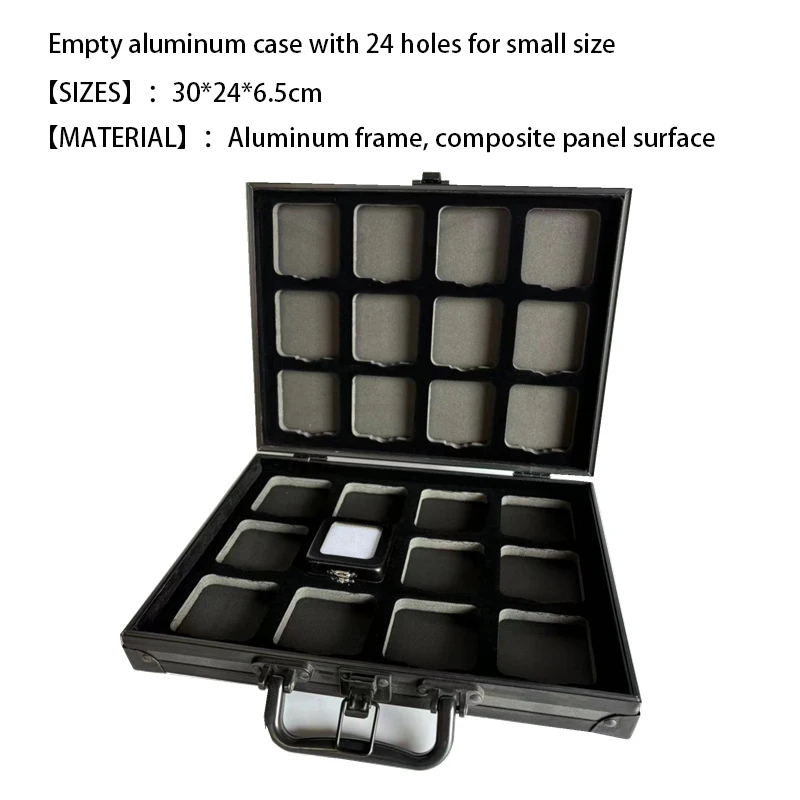 Jewelry Box Flip Top Gemstone Jewelry Packaging Box Diamond Display Case  loose diamond jewelry packaging