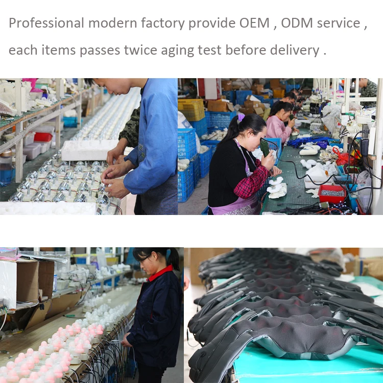 Manufactured Products Smart Shiatsu Vibrating Massage Pillow Of PU Material