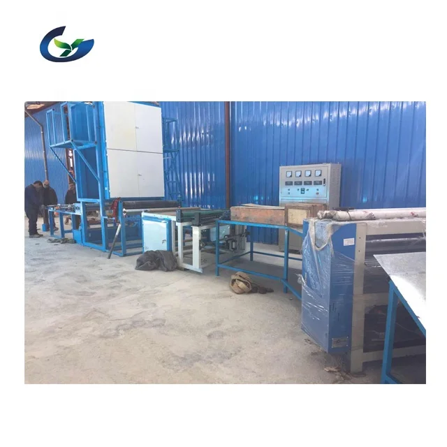 Heat Conduction Oil Power Cooling Pad Making Machine Production Line