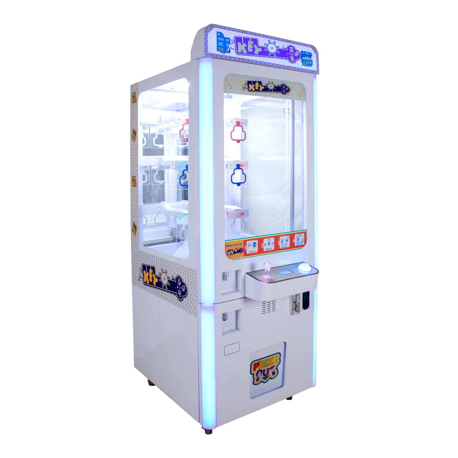 Sneaker Store 9 Holes Shoe Catcher Vending Machine Key Master Arcade Game Machines With Bill Acceptor