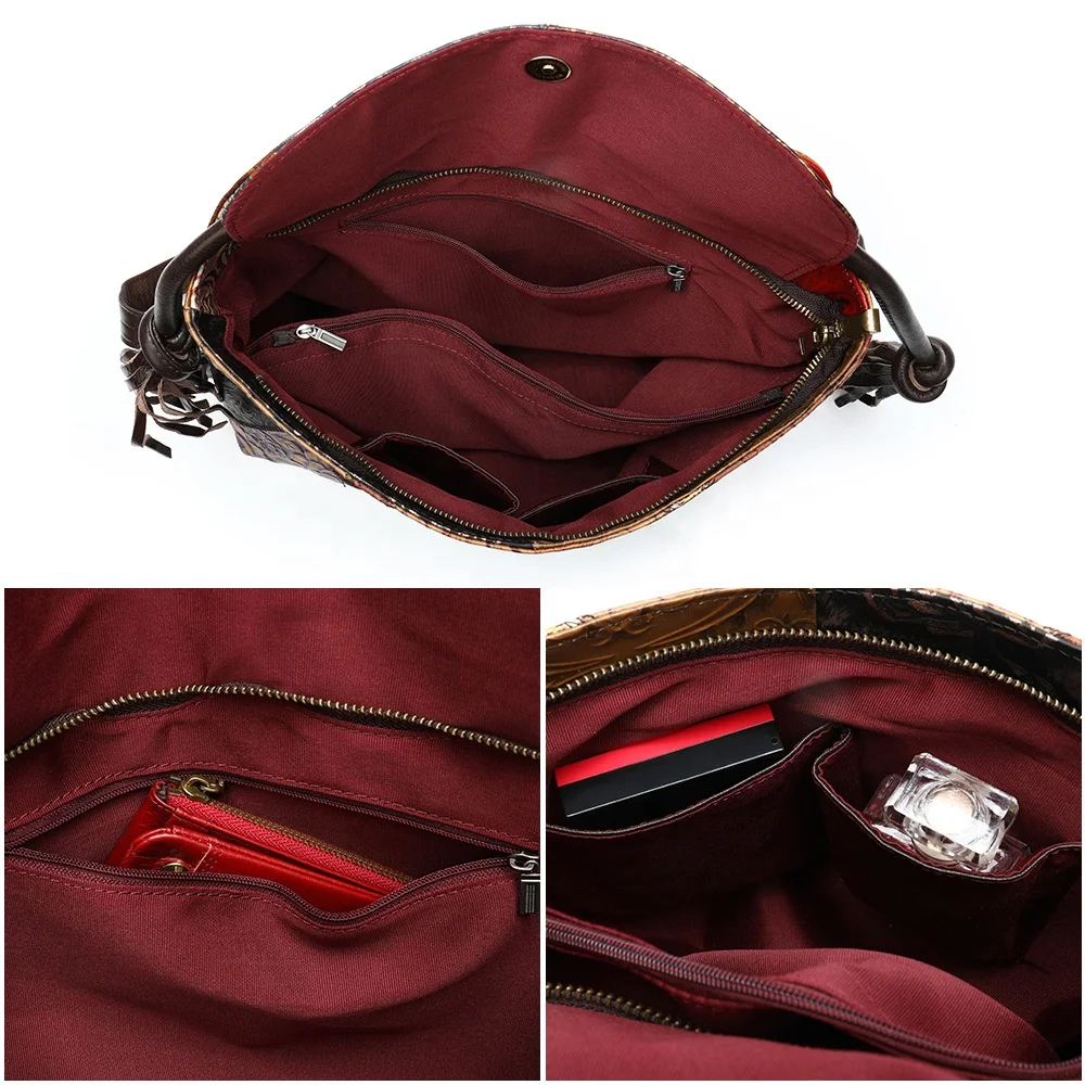 Daily Use Stylish Shoulder Bag Luxury Genuine Leather Women Backpacks Bag For Outdoor