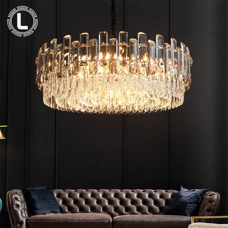 
modern home room lighting decoration lustre designers lamp led crystal chandelier luxury fancy pendant lights for home furniture 