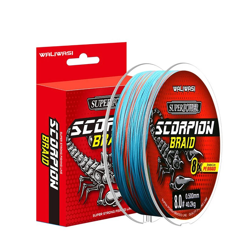 Fast Delivery PE Long Line Fishing Rope Accessories High Quality 8 Strands Fishing Line