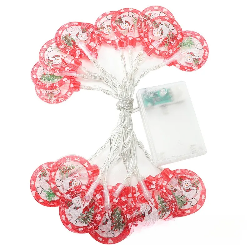 led Santa Claus Snowflake elk Christmas tree light strings. Santa Claus snowflake Elk Christmas tree light strings