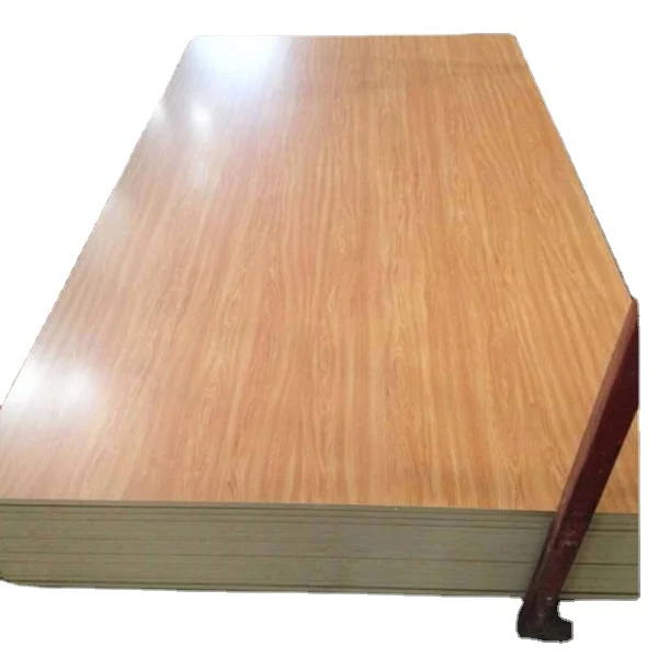 Best price 16mm 25mm wood veneer melamine faced mdf board, different colors melamine mdf board